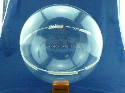 China Eco - Friendly Clear Plastic Acrylic Fillable Ornament 80mm , ISO Factory Ball Product for sale