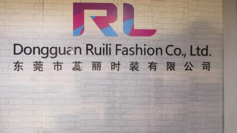 Verified China supplier - Dongguan Ruili Fashion Co., Ltd.