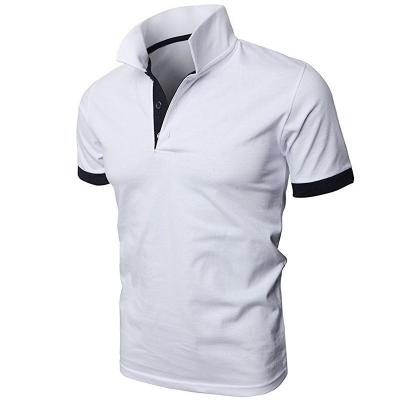 China Custom Wholesale Anti-Wrinkle OEM Fine Logo Printing Casual Men's Golf Polo Shirt For Men Anti-Wrinkle T-Shirts Plain for sale