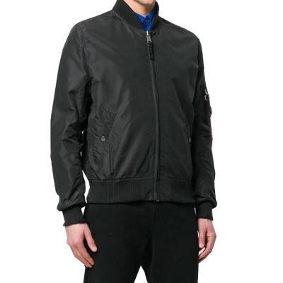 China Wholesale Plain Nylon QUICK DRY Satin Bomber Jacket Men for sale