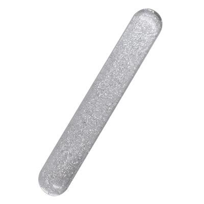 China NP470 Glitter Transparent Clear Nano Glass Polished Nail File For Nail Buffers Tool for sale