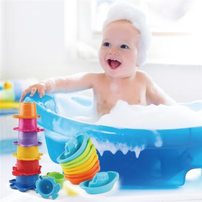 China Factory Direct China Cartoon Children Bath Toys Baby Bath Toy Set Counting Toys For Children for sale