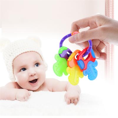 China Molar Stick Toy Baby Rattles Soft Baby Teether Grab and Rotate Shaker Baby Rattles Soothing Toy for sale