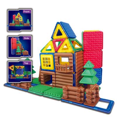 China Building Toy High Quality Best Price DIY Kits Grow House Playset Magnet Building Block Magnetic Toys Children Educational Toys for sale