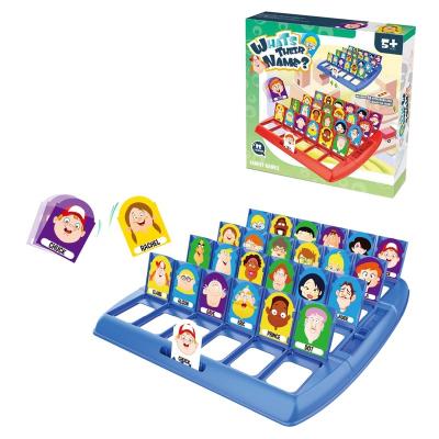 China STEAM TOY Guessing People Characters Family Board Games 2 Player Card Game Amazon Hot Sale Children Toy Game for sale