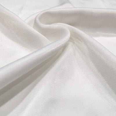 China Durable High Quality Rayon / Polyester Plain Material Style Satin Fabric for sale