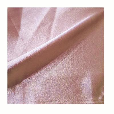 China Wholesale new 100% polyester anti-static material and plain style towel crepe satin fabric for sale