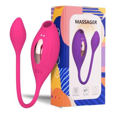 China Factory Direct Selling Women's Silicone Rose 2 in1 G Spot Tongue Tongue Clitoris Stimulator G Spot Massager Licking Vibrators Toys for sale