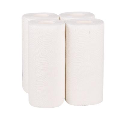 China Free Sample Eco-friendly Kitchen Paper Towel Printed 2ply 50 Sheets 100% Virgin Pulp Kitchen Roll Tissue Paper for sale