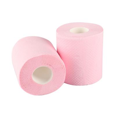 China Eco-friendly China Factory Colored 3 Ply Toilet Paper Bathroom Tissue for sale