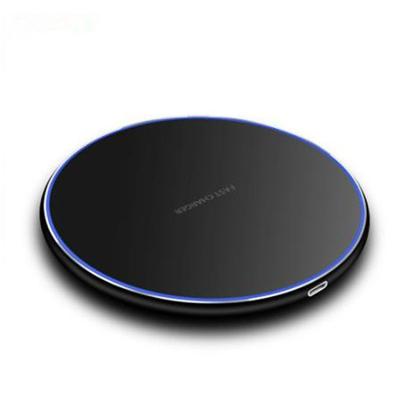 China 10W Smartphone Wireless Charger Adapter Qi Witeless Chargers Adapter Portable Wireless Smart Desktop Table Wireless Mobile Phone Charger Pad for sale