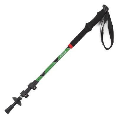 China Hiking Canes Quick Lock Aluminum Retractable Trekking Poles Hiking Canes Designed For Women Leki Trekking Poles Reviews for sale