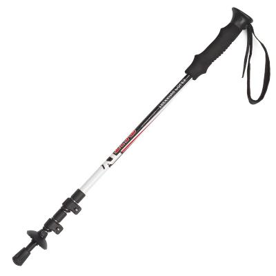 China Durable Amazon No.1 for 6061 Carbon Fiber Light Weight External Lock Top Aluminum Stretchable Camping Trekking Poles for sale