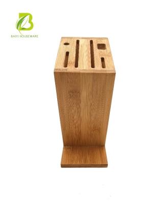 China Sustainable Wholesale Bamboo Knife Block Grip for sale