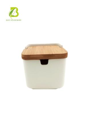 China Viable Wholesale Healthy Bamboo Ceramic Spice Rack for sale