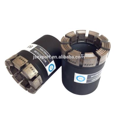 China Metal Drilling NQ3 HQ3 Impregnated Diamond Core Bit / Surface Set Diamond Core Bit for sale