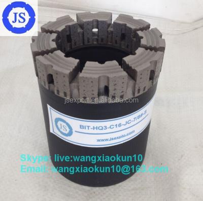 China Coal Mining and Geological Exploration Diamond Crown Drill Bit 25mm, 16mm HC HC3 OR NC2 Crow Bit, Impregnated Diamond Drill Bit for sale