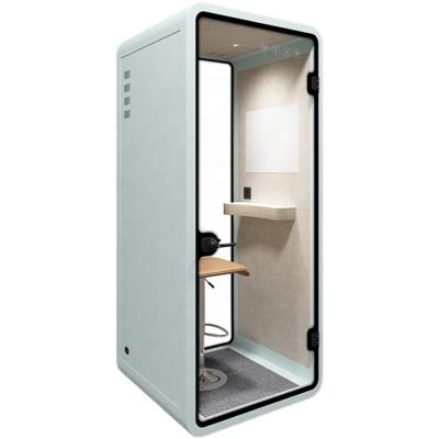 China Modern Office Acoustic Pods Sound Insulation Office Assembling Silent Booth for sale