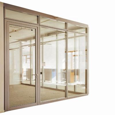 China European Wheels Room Divider Removable Portable Personal Glass Partition Wall Office Dividers On Sale for sale