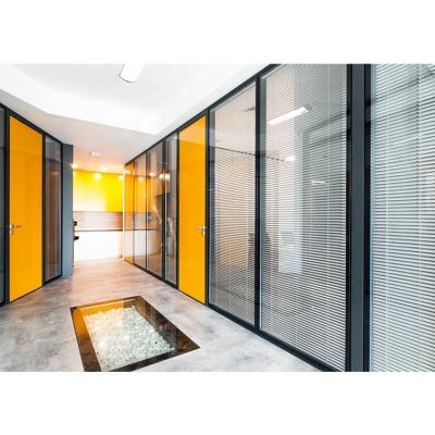 China EUROPEAN Foshan Acoustic Glass Office Partition Wall Office Glass Partition For Office Building for sale