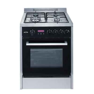 China Traditional Home Appliance ETL Certified Free Standing Display Range Ovens With 4 Burner Gas Cooktop for sale