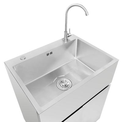 China With faucet new design stainless steel portable sink for washing with faucet for sale