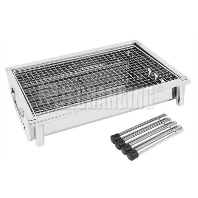 China Easily Assembled Non-Stick BBQ Grill Kitchen Grill Stainless Steel BBQ Grills Equipment Party Home Outdoor Portable Burners for sale