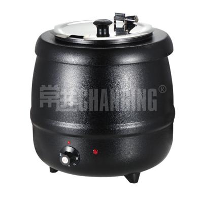 China Sustainable Electric Industrial Equipment 10 L Stainless Steel Soup Kettle 400W Restaurant Hotel Food Warmer Kettle for sale