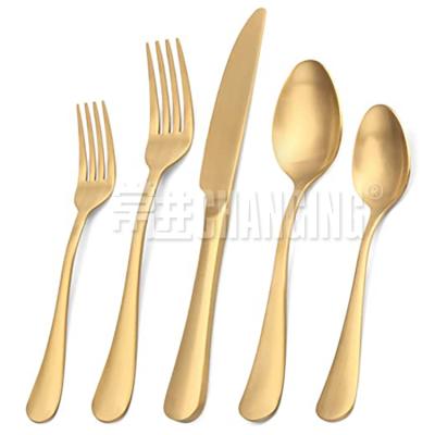 China Viable Wholesale Canada Flatware Cutlery Silverware Set Stainless Steel Flatware Set For 8 Piece Silver for sale