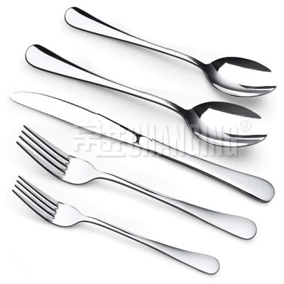 China China Viable Hot Selling Silver Flatware Flatware Set Stainless Steel Flatware Set Including 40-Piece Knife Silverware for sale