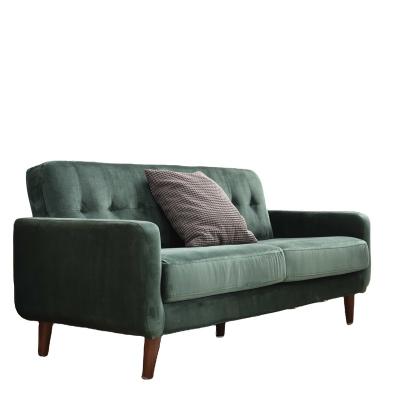 China (Other)Adjustable Modern America Leather Upholstery Small Sectional Sofa Set Living Room Cheap Furniture Green Color for sale