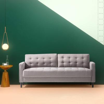 China New Design Tufted Sofa Set Living Room Furniture (Others) New Design Look Cotton Fabric Velvet Sectional Adjustable Sling Sofa for sale