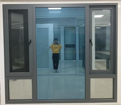 China Residential Aluminum Swing Window Easy Cleaning Inward Opening Window for sale