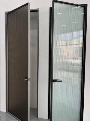 China Heavy Duty Aluminum Swing Door Thermal Break Aluminum Swinging Kitchen Doors for sale