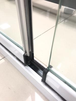 China Thermal Break Safety Glass Aluminum Folding Door Commercial Balcony Folding Door for sale