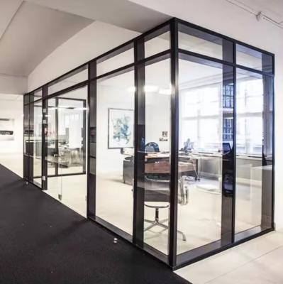 China Hospital Glass Partition Wall Corrosion Resistant Soundproof Office Partitions for sale