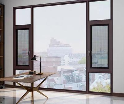 China Sturdy Aluminum Tilt Turn Windows With Insulating Profiles And Corrosion Resistance for sale