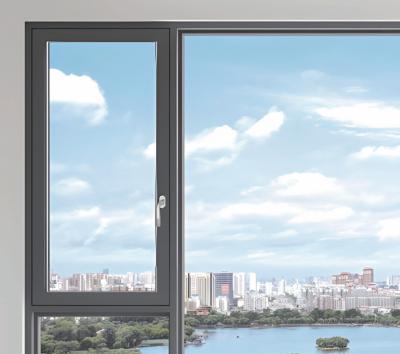 China Insulated Aluminium Tilt And Turn Windows Customized Aluminum Storm Windows for sale