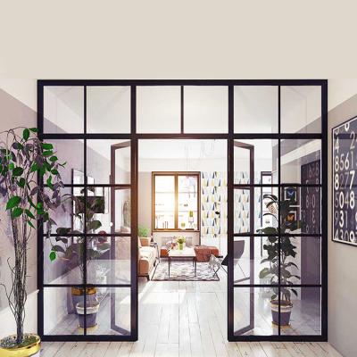 China Upgrade Your Space with Aluminium Framed Internal Doors Featuring Waterproof and Sound Insulation for sale