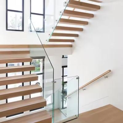 Китай Массивные деревянные плавучие лестницы для внутреннего дома DIY жилой дом из фабрики лестниц Фошань продается