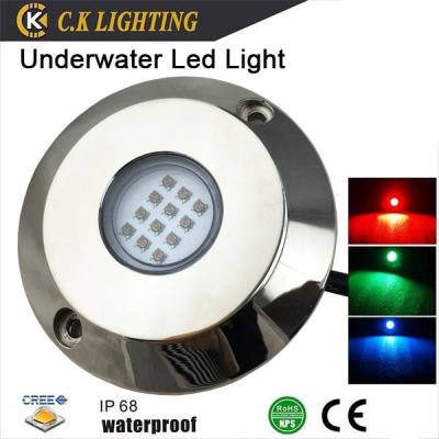 China Easy to Use Marine Light 60W Stainless Steel Underwater Boat Led Light IP68 Marine Led Pool Light for sale