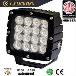 China Lightweight Integrated Aluminum Housing 80w ATV 12v Truck Offroad Led Work for sale