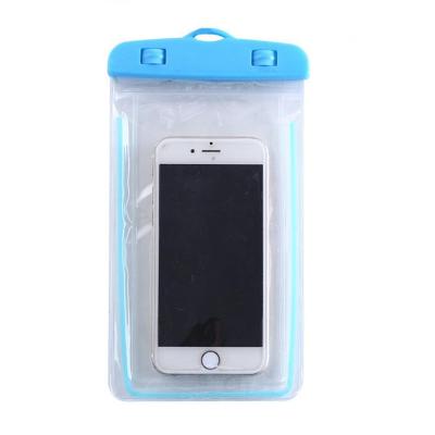 China Shockproof Mobile Phone Accessories Swimming Bags Plastic Waterproof Bag Clear PVC Transparent Case For Phone for sale