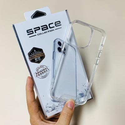 China Shockproof SPACE For iPhone 13 Max Clear Case Transparent Tpu+PC Crystal Phone Case For iphone13 pro back cover for sale