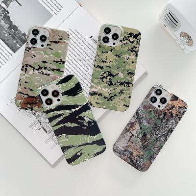 China Marble Eco-friendly Silicone IMD Soft Case Matte Camouflage Full Cover Case For iPhone 13 Pro 12 11 Pro XS Max X Max XR for sale