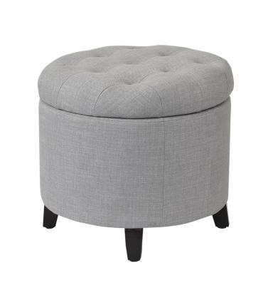 China Simple Design Fabric Storage Stool Chair Stools for sale