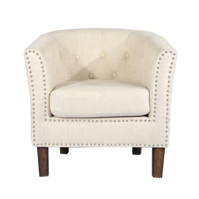 China Traditional Simple Home Accent Chair Simple White Accent Chair for sale