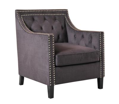 China Traditional Wholesale Luxury Fabric Accent Chair Elegant Accent Chairs for sale