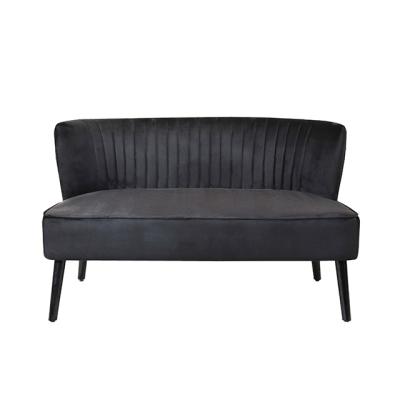 China Modern Velvet Armless Sofa Modern Loveseat Sofa for sale