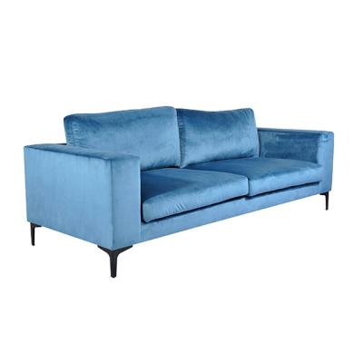 China Modern Style Sofa Room Furniture Modular Living Room Sofa Nordic Blue for sale